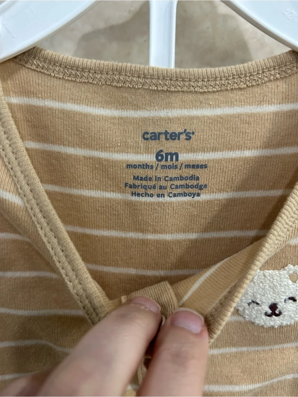 Carter’s two piece Bear set